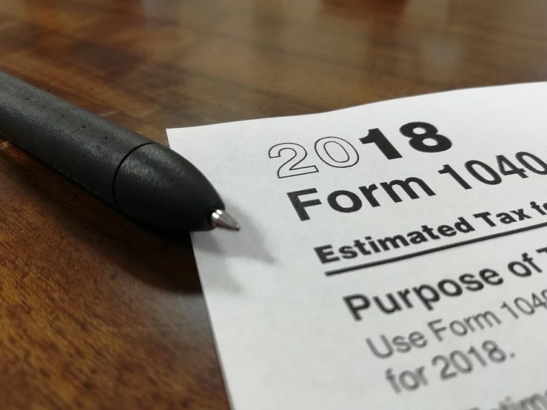Tax form 2018.