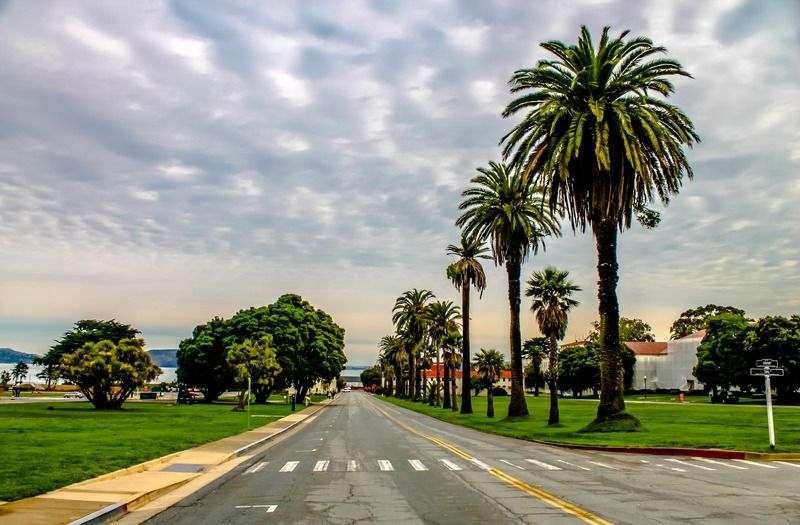 California road scenery.
