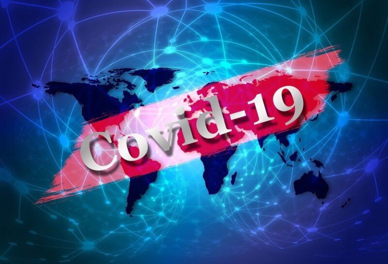 Covid-19 news graphic